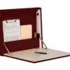 Folding Desk Laptop Station For Wall Mount - Red Mahogany