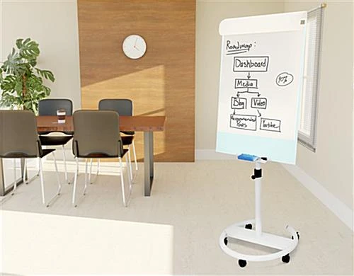 28 X 40 Write-On Board, Floor Stand W/ Wheels, Dry Erase, Single Sided - White 10 28 X 40 Write-On Board, Floor Stand W/ Wheels, Dry Erase, Single Sided - White - Image 10