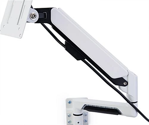 TV Wall Mount For Monitors 13" To 32", Full Motion Articulating Bracket - White 4 TV Wall Mount For Monitors 13" To 32", Full Motion Articulating Bracket - White - Image 4