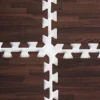 10’ X 10’ Interlocking Foam Mats, Set Of 26 Flooring Tiles - Cherry Wood Grain