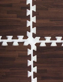 10’ X 10’ Interlocking Foam Mats, Set Of 26 Flooring Tiles - Cherry Wood Grain