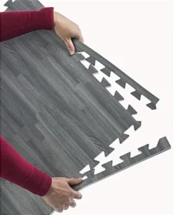 10’ X 10’ Interlocking Foam Mats, Set Of 26 Flooring Tiles - Gray Wood Grain 11 10’ X 10’ Interlocking Foam Mats, Set Of 26 Flooring Tiles - Gray Wood Grain -UZI Business Furniture Shop wommgygy ra5 preview