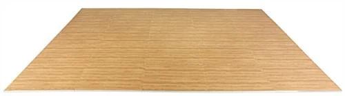 10’ X 10’ Interlocking Foam Mats, Set Of 26 Flooring Tiles - Light Oak Wood Grain 2 10’ X 10’ Interlocking Foam Mats, Set Of 26 Flooring Tiles - Light Oak Wood Grain - Image 2